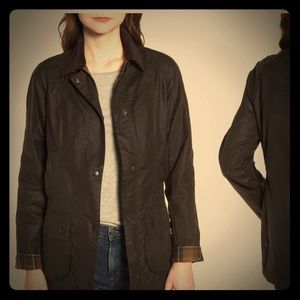 Barbour Womens Beadnell Waxed Cotton Jacket